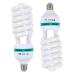Aqirui 2 x 85W Light Bulb 5500K CFL Daylight Spiral Softbox Bulb in E27 Socket for Photography Photo Video Studio Lighting 2 Pack