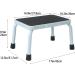 Sattiyrch 9.5 Step Stool - Anti-Skid Rubber Platform, Elderly Friendly, Heavy Duty, Easy Assembly - White/Black - Buy Online on SooperMarket.com