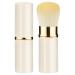 Maodom Telescopic Makeup Brush Small Multipurpose Cosmetics Brushes Portable Powder Brushes Soft Face Makeup Brush for Sunscreen Bronzing Powder White