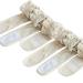 Topwon Cotton Baby Cloth Diaper Fastener Baby Belly Belt Diaper Fastener 6 Pack Belt Waist Support for Baby Reusable Washable Replaces Diaper Pins