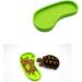 LSTCPGLAI 2 Pieces Shallow Reptile plate Reptile Food Water Bowl Used for Tortoise Corn Snake Crawl Pet Drinking and Eating(Green) - Buy Online on SooperMarket.com
