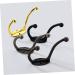 ABOOFAN 4pcs Hook up Bath Towel Hook Jacket Hooks Single Robe Hook Utility Hooks Office Old Fashioned Hanger 9.5X6.7X2.3CM Golden - Buy Online on SooperMarket.com