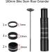 Boenoea Bike Stem Riser Extender 115mm - Aluminum Alloy Handlebar Raiser for Mountain, Road, MTB, BMX, Fixie - Black - Buy Online on SooperMarket.com