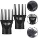 FRCOLOR 2pcs Blower Dryer Comb Attachment Hair Styling Accessories - Hair Dryer Concentrator Nozzle for Straightening Wavy Curly Hair - Buy Online on SooperMarket.com