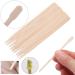100 Pcs Waxing Wooden Spatula Set - Eyebrow Wax Applicators & Hair Removal Sticks for Smooth Skin - Buy Online on SooperMarket.com