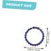 Healvian 12 Pcs Volcanic Stone Bracelet Set - Anti Nausea & Motion Sickness Jewelry for Women - Obsidian Magnetic Therapy Anklet & Wrist Chain - Assorted Colors - Buy Online on SooperMarket.com