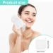 URAQT 6 Pack Face Cloths Make Up Remover 7.87 * 7.87in Soft Microfibre Face Wipes for Reusable Makeup Remover Cloth Washable Ultra Soft Facial Cleansing Wipe Cloths (White) 6 Pcs-white - Buy Online on SooperMarket.com