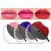 DAGEDA 3 Colors Lazy Lipstick, Pearl Lipstick Magic Color Changing Lipstick, Labiales Magicos Long Lasting Waterproof Moisturizing Lipstick, Non-Stick Cup Not Fade Lip Shape Lipstick for Lazy People(Color A)