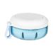 Folpus tooth storage box artificial teeth storage box denture bath box for travel cleaning