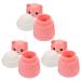 Minkissy 9-Piece Baby Powder Puff Kit and Storage Dispenser Set - Pink Sponge Puffs for Travel and Home Use - Buy Online on SooperMarket.com