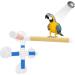 Birds Shower Perches Parrots Shower Standing Bird Perches Stand Toy with Suction Cups for Budgies Parakeet Cockatiel - Buy Online on SooperMarket.com