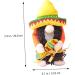 HOMSFOU 4 Pcs 1 Set Hawaiian Doll Summer Beach Party Decoration Nativity Ornaments for Kids Santa Ornament Plush Santa Gnome Cinco De Mayo Party Decorations Cloth Mexico Child Desktop Yellowx2pcs 20x13x9cmx2pcs - Buy Online on SooperMarket.com