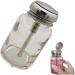 Push Glass Bottle Push Down Pump Alcohol Dispenser Pressed Bottle for Nail Polish Makeup Remover 80ML - Buy Online on SooperMarket.com