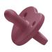 Milk Snob Calm  n Cuddle Silicone Pacifier 0-6 Months Newborn Infant  Paci Teether and Soother  BPA Free Binkies  Baby Girl and Boy Baby Registry Shower Gifts New Mom Essentials Stage 1 Purple  Berry