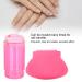 Nail Art Stamper Set - Silikon Nagellack Transfer Stamper & Schaber f r DIY Manik re - Transparent Rot | Internationaler Versand - Buy Online on SooperMarket.com