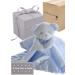 BUSHBABY 'A New Star is Born' Baby Comfort Blanket in Box | Blue Baby Gift Set for Boys | Plush Teddy Security Blanket for Newborns | Soft Toy for Babies - 10cm - Buy Online on SooperMarket.com