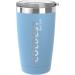 Coldest 20 oz Stainless Steel Vacuum Insulated Tumbler with Sliding Lid - Fusion Blue - Buy Online on SooperMarket.com