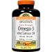Holista Omega-3 Fish Oil 1 000 mg Extra Strength with Wild Salmon Oil 150 Softgels Supports Heart Brain and Joint Health