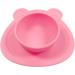 Wrapables Silicone Placemat & Suction Food Bowl Set for Baby - Pink Bear (Large) - Buy Online on SooperMarket.com