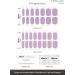 ohora Semi Cured Gel Nail Strips (N Blueberry Jam) - Salon-Quality, Long Lasting & Easy to Apply - Purple - Buy Online on SooperMarket.com