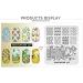 Nail Art Stamping Plates | Fruit & Vegetable Ice Cream Patterns | DIY Manicure Tools NA023 - Buy Online on SooperMarket.com