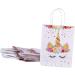 HOMSFOU 20 Pcs Paper Gift Bag Unicorn Gift Bag Unicorn Candy Bag Paper Candy Bag Unicorn Paper Bag Tote Bag Customized - Buy Online on SooperMarket.com