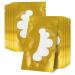 Lunamoon eye pads for eyelash extension eyelash pads eyelashes eye pads eyelash lifting eyelashes color eyelashes eyes patches eyelash extension pad 50 pairs (flower gold)