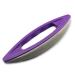 Purple Stone Nail File Nail Buffer V-Shaped Nail Cuticle Remover Manicure Tools (1#)