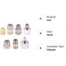 7pcs Professional Airbrush Adaptor Kit for Air Compressor & Hose - Buy Online on SooperMarket.com