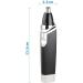 Buy TEMKIN Nose Hair Trimmer | Powerful Beard & Eyebrow Hair Removal | International Shipping Available - Buy Online on SooperMarket.com