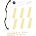 WOFASHPURET Measuring Ruler 1 Set Arch embroidery eyebrow ruler makeup stencil brow template eyebrow ruler tool measuring tool - Buy Online on SooperMarket.com