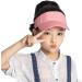 Aidier Kinder Visor Cap for Boys & Girls | Sun Protection Hat for Ages 4-10 | Ideal for Running Golf Tennis & Beach Activities - Pink - Buy Online on SooperMarket.com