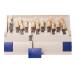 Tooth light color keys porcelain 29 colors tooth whitening color keys 29 colors individually removable tooth elevation table tooth light color key