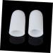 Gel Toe Protector Sleeve - Foot Care Blisters Splitter Cover Caps - White Thumb Protector Pair - Buy Online on SooperMarket.com