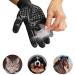 LetiStore 2X Cat Brush Grooming Gloves - Blue XL | Effective Pet Grooming for Cats Dogs and Horses | Remove Hair Easily - Buy Online on SooperMarket.com