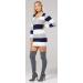 Happy Mama Maternity Stretch Knit Colour Block Jumper Dress - Navy - Size 16-18 - Buy Online on SooperMarket.com