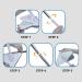 Sofeya Wall Mop Cleaner with Long Handle - Triangle Mop with Extension Pole for Walls, Ceilings, Windows - 3 Replacement Pads Included - Wet & Dry Use - Buy Online on SooperMarket.com
