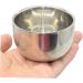 Angoily 2 STK Stainless Steel Impact Bowl for Hairdressers | Durable Double-Layer Shaving Cup & Mixing Container | Metal Stirring Bowls for Beard Care | 7.3x5cm - Buy Online on SooperMarket.com