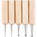 TOSSPER 5pcs 2-Way Wooden Dotting Pen Set | Marbleizing Tool & Nail Art Dotting Kit for Creative Designs - International Shipping Available - Buy Online on SooperMarket.com