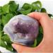 Specimen Healed Natural Agate Rough Stone Raw Crystal Hole Cut Purple Cluster Crystal Ornaments As a Gift FZUGEDRLI (Size : 100-150g) - Buy Online on SooperMarket.com