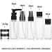 Travel Bottles Set - Leak-Proof TSA Approved Toiletry Accessories with Bag - 12-in-1 for Women/Men - Buy Online on SooperMarket.com