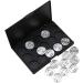 Healvian 2pcs 15 Empty Cosmetic Case Empty Eyeshadow Case Empty Makeup Travel Makeup Case Eyeshadow Palette 1 count (Pack of 1) Silverx2pcs - Buy Online on SooperMarket.com
