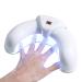 BS-MALL Gel UV LED Nail Lamp 36 W UV Nail Light with 3 Timer Setting Scalable Design Prevent Hands from Turning Dark White
