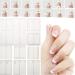 1Sheet French Nail Stickers Manicure Nail Art Stencils Nail Art Sticker 3-in-1 Guide Stickers Self-adhesive Sticker Tips For Manicure DIY Nail Art Tools - Buy Online on SooperMarket.com