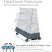 SoGuDio 65IN Ping Pong Table Cover - Outdoor Table Tennis Cover for 64 L x 28/10 W x 68 H Folding Tables - Silver/Gray - Buy Online on SooperMarket.com