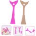 Mikinona 2pcs Eyeliner Baffle Silicone Molds Makeup Eyelash Tool Make-up Shield Supplies Miss Protection - Buy Online on SooperMarket.com