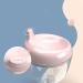 Kaiwern Pink Plastic Goblet Cup | Baby Sippy Cup Wine Glass | Beverage Mug Milk Bottle with Lid for Kids - Birthday Party Celebration - Buy Online on SooperMarket.com