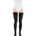 Medi Duomed Basic Thigh-High Compression Stockings with Lace - Unisex Long Socks CCL2 for Men & Women - Black Size VI - International Shipping Available - Buy Online on SooperMarket.com
