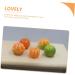 Vaguelly 100 Pcs Artificial Orange Miniature Fruits Fake Orange Mini Decor Faux Oranges Miniature Accessories Decorative Fruit Jewlery Ornament Mini Charms Resin 3d Food Bracelet - Buy Online on SooperMarket.com