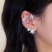 Wiwpar Gold Zircon Star Ear Cuff Earrings | Non-Pierced Rhinestone Wrap Around Climber Earrings for Women & Girls - Buy Online on SooperMarket.com